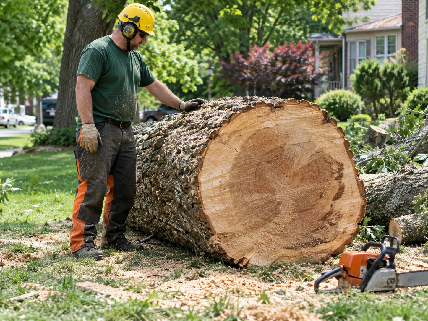 Illustrative tree removal scene